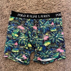 Polo Ralph Lauren Tropical Print flamingo Boxers size xl